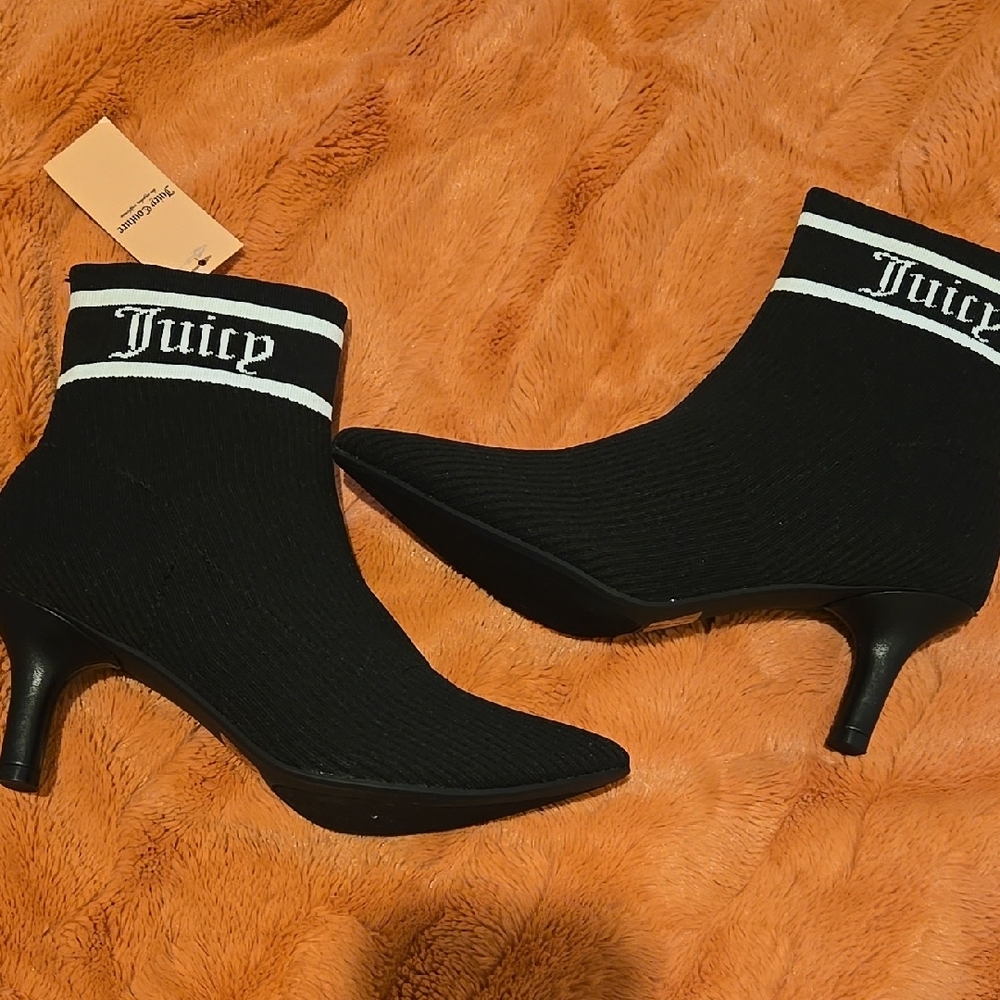 Juicy Couture Black Ankle Boots